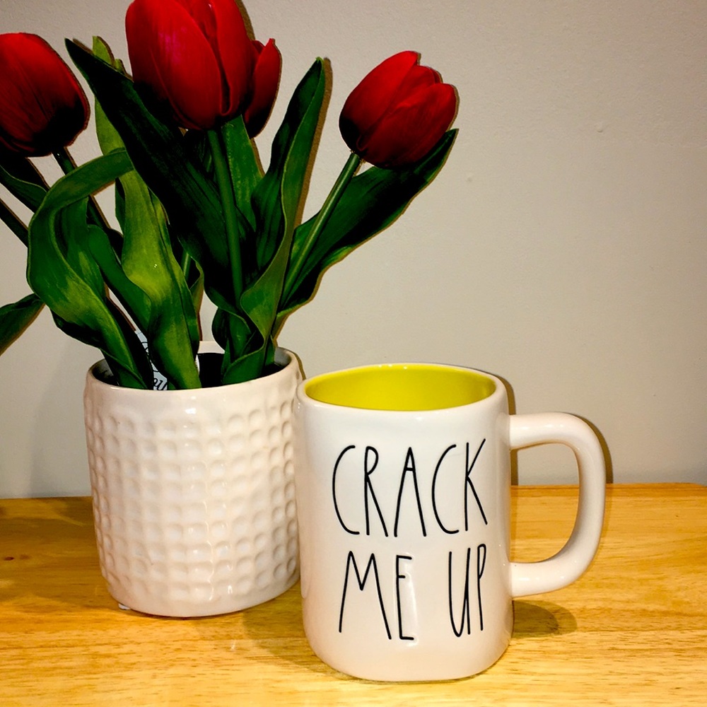 Rae dunn Crack Me Up Mug